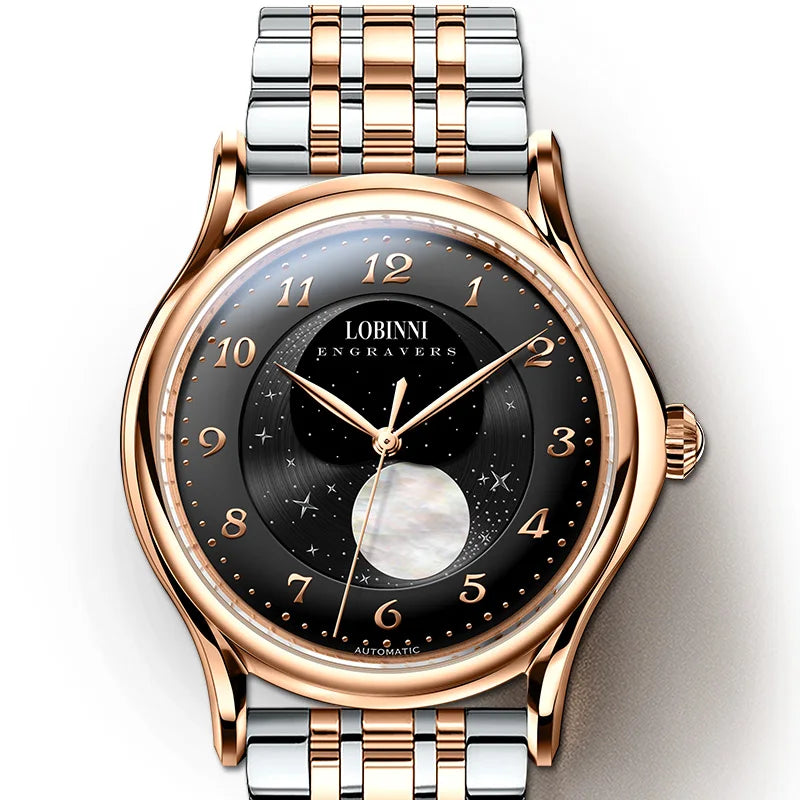 LOBINNI 18010 Automatic Dress Watch