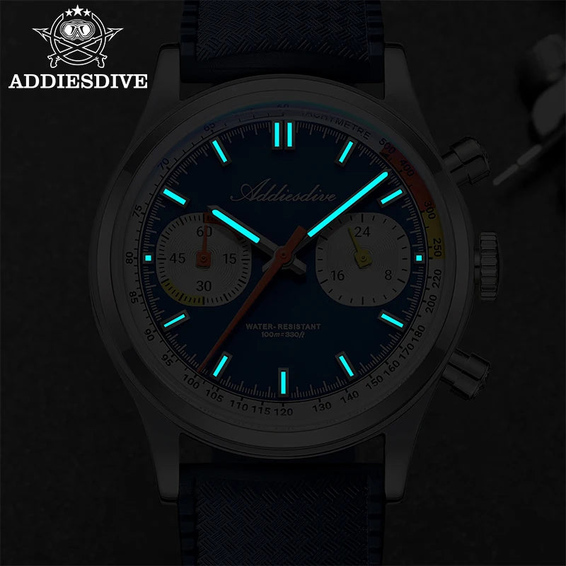 ADDIESDIVE AD2529 Mecha-Quartz Chronograph