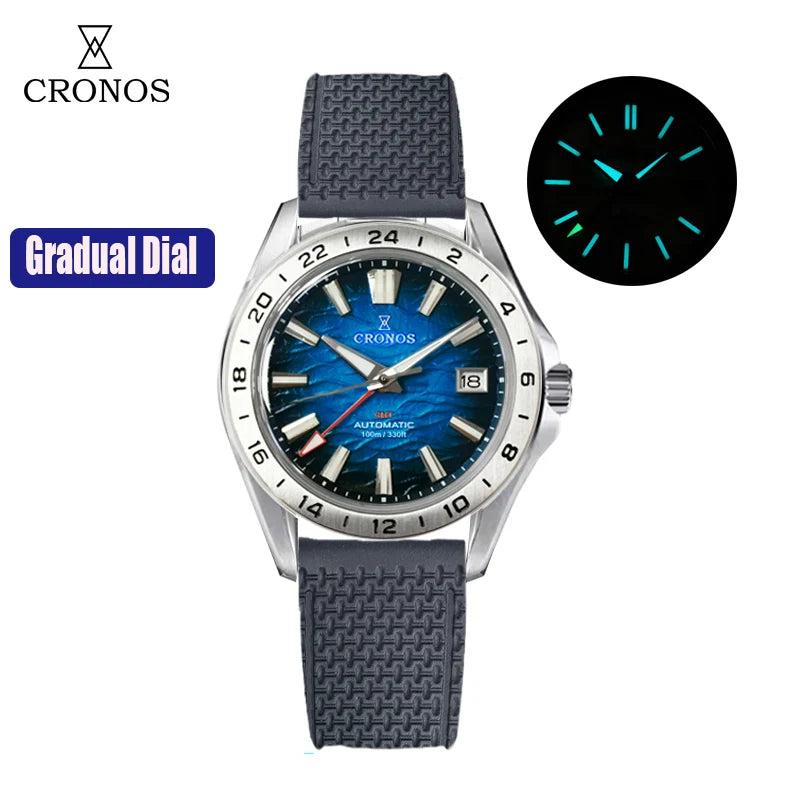 CRONOS L6029 V1 & V2 Automatic GMT Watch