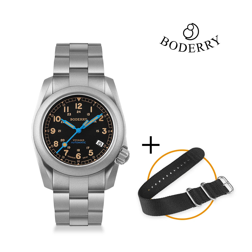 BODERRY A11 VOYAGER Automatic Field Watch