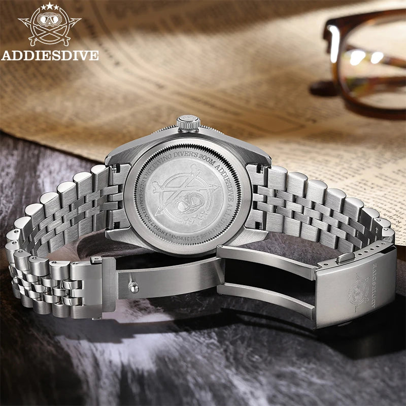 ADDIESDIVE AD2044 Quartz GMT Watch