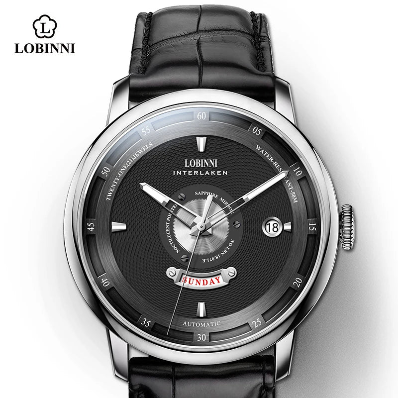 LOBINNI 18071 Automatic Dress Watch