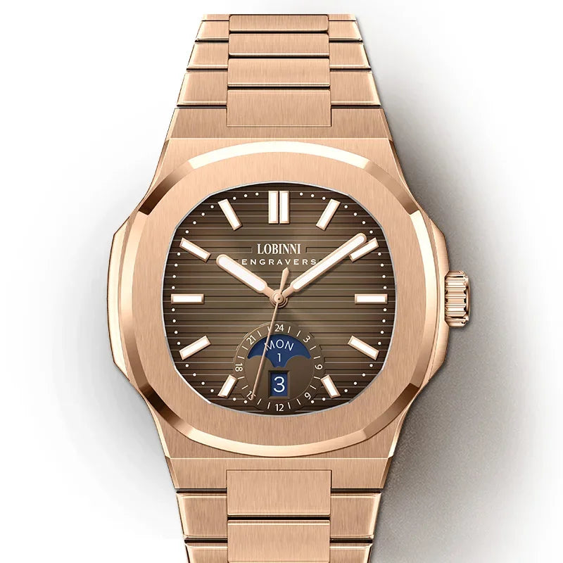 LOBINNI 19069A Automatic Dress Watch